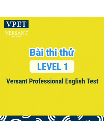 Versant Professional English Practice Test - Level 1 (Bài Thi Thử Level 1)