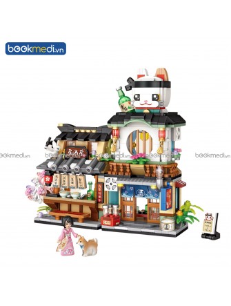 Đồ Chơi Lắp Ráp Mô Hình Tiệm Izakaya Hãng Loz