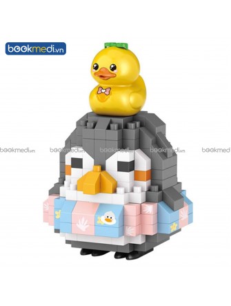 Đồ Chơi Lắp Ráp Mô Hình Chú Chim Cánh Cụt (Penguin) Hãng Loz