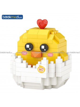 Đồ Chơi Lắp Ráp Mô Hình Chú Gà Con (Chick) Hãng Loz