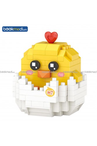 Đồ Chơi Lắp Ráp Mô Hình Chú Gà Con (Chick) Hãng Loz