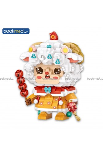 Đồ Chơi Lắp Ráp Mô Hình Cừu Cổ Trang (Sheep) Hãng Loz