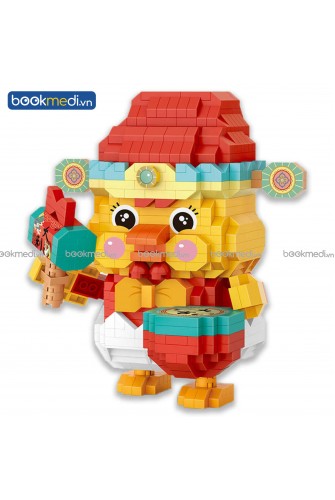 Đồ Chơi Lắp Ráp Mô Hình Gà Cổ Trang (Chook) Hãng Loz