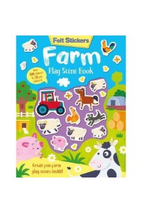 Felt Stickers Farm Play Scene Book